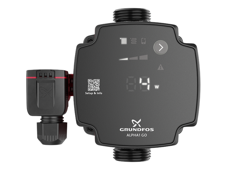 Pompe de circulation Grundfos ALPHA1 GO 25-40 180 pour chauffage central