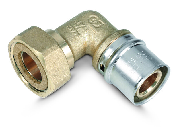 Coude multicouche à sertir 20 mm x 3/4" femelle à écrou tournant – SYSTEMPEX V