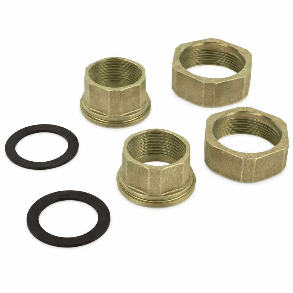 Jeu de raccords union femelle 2″ × DN32 pour circulateur