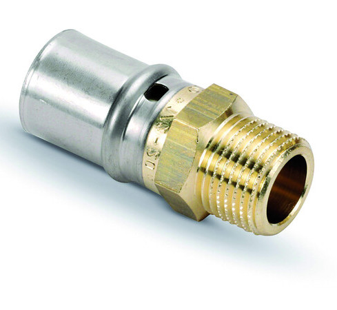 Raccord droit multicouche 16 x 2.0mm > 1/2'' mâle à sertir – SYSTEMPEX V