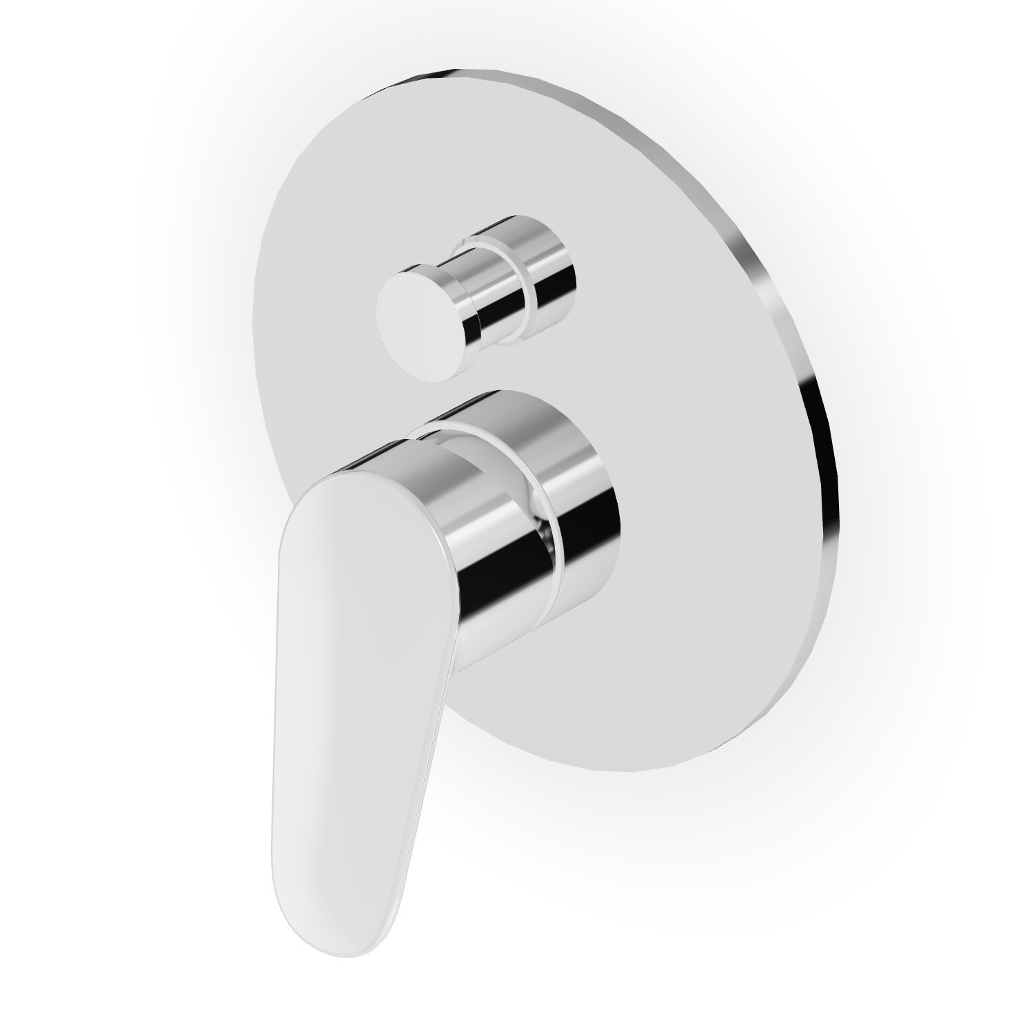 Rivo - Mitigeur bain-douche encastré monocommande chromé avec inverseur automatique